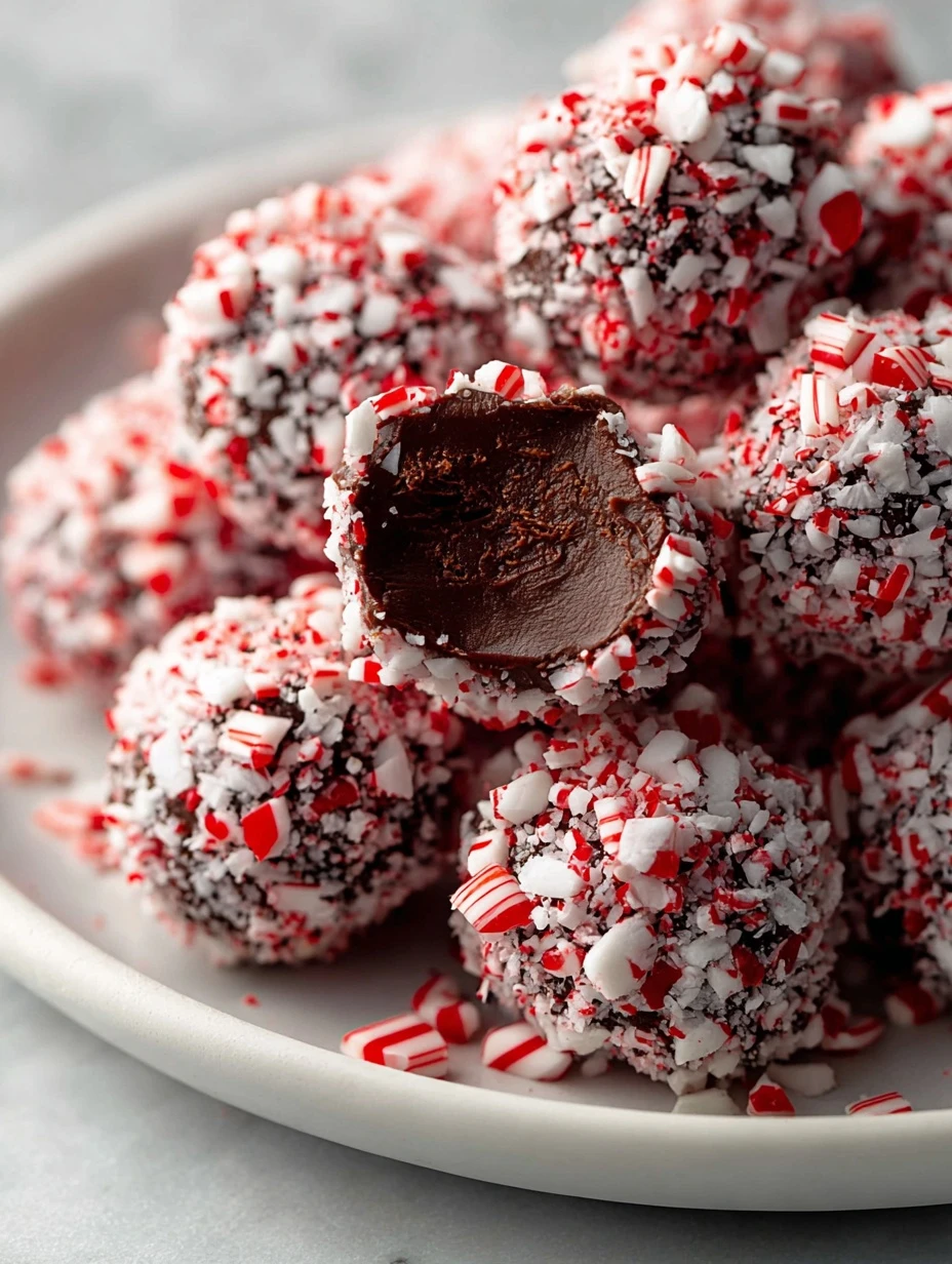Buy Peppermint Truffles Online Homemade Peppermint Truffle Recipe Gourmet Peppermint Truffles For Sale Best Chocolate For ...