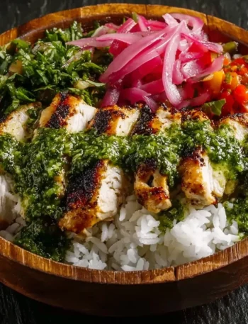 Chimichurri Grilled Chicken Bowl Recipe Best Chimichurri Chicken Bowl Homemade Chimichurri Grilled Chicken Recipe Healthy ...