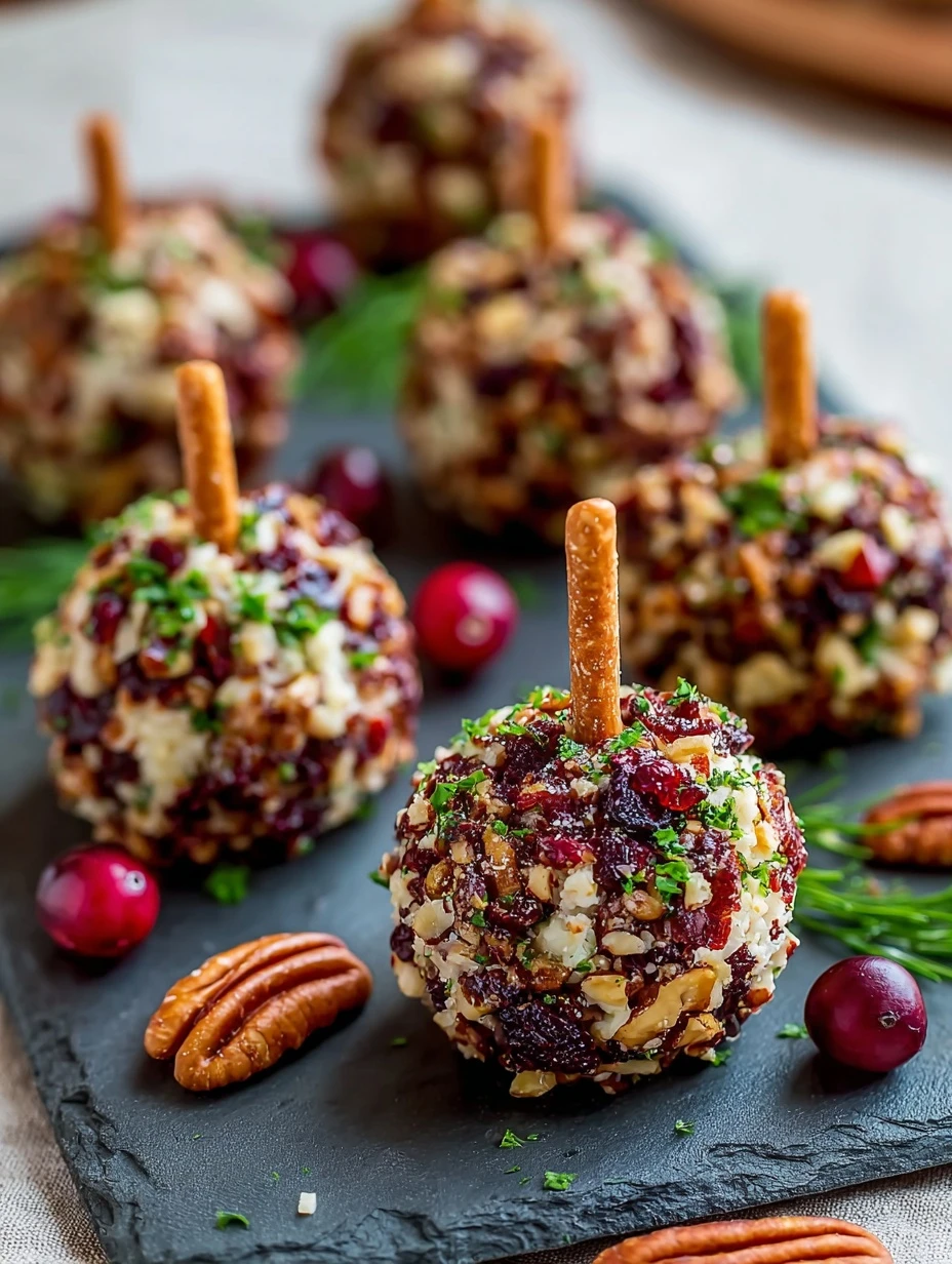 Cranberry Pecan Cheese Balls Recipe Easy Cranberry Pecan Mini Cheese Balls Best Cheese Ball Recipes With Cranberries Holid...
