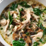 Creamy Rotisserie Chicken Mushroom Soup Recipe Best Chicken Mushroom Soup For Winter Slow Cooker Chicken Mushroom Soup Bli...