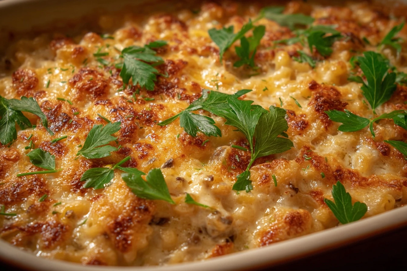 Creamy Turkey Wild Rice Casserole Recipe Best Turkey And Rice Casserole Healthy Turkey Wild Rice Casserole Gluten-free Tur...