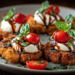 Crispy Chicken Caprese Recipe Best Crispy Chicken Caprese How To Make Crispy Chicken Caprese Gluten Free Crispy Chicken Ca...
