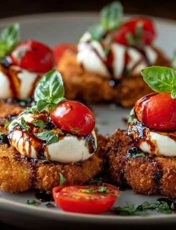 Crispy Chicken Caprese Recipe Best Crispy Chicken Caprese How To Make Crispy Chicken Caprese Gluten Free Crispy Chicken Ca...