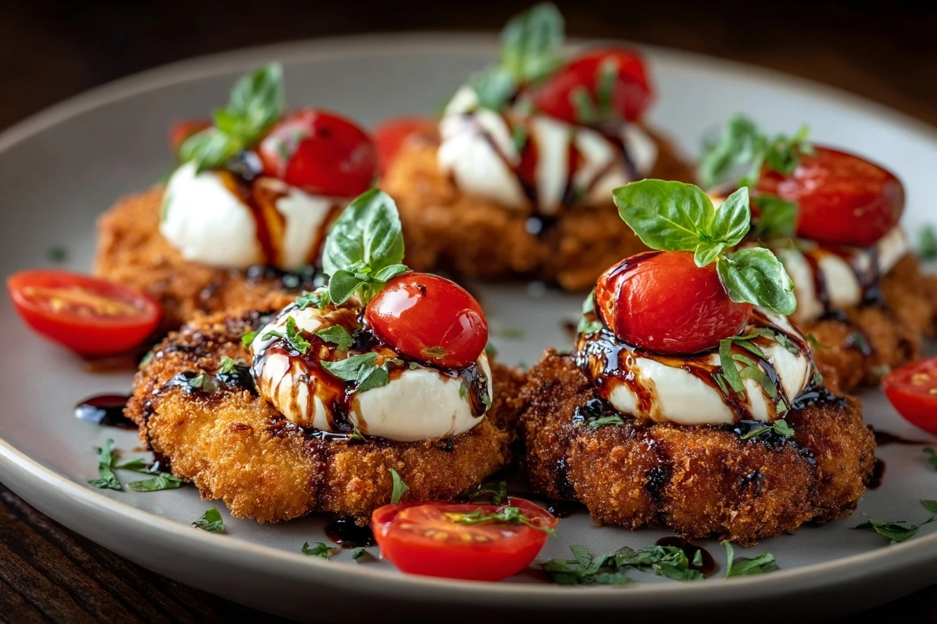 Crispy Chicken Caprese
