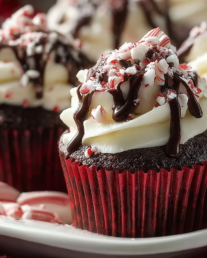 Decadent Peppermint Mocha Cupcakes Recipe Homemade Peppermint Mocha Cupcakes Best Peppermint Mocha Cupcake Mix Where To Bu...