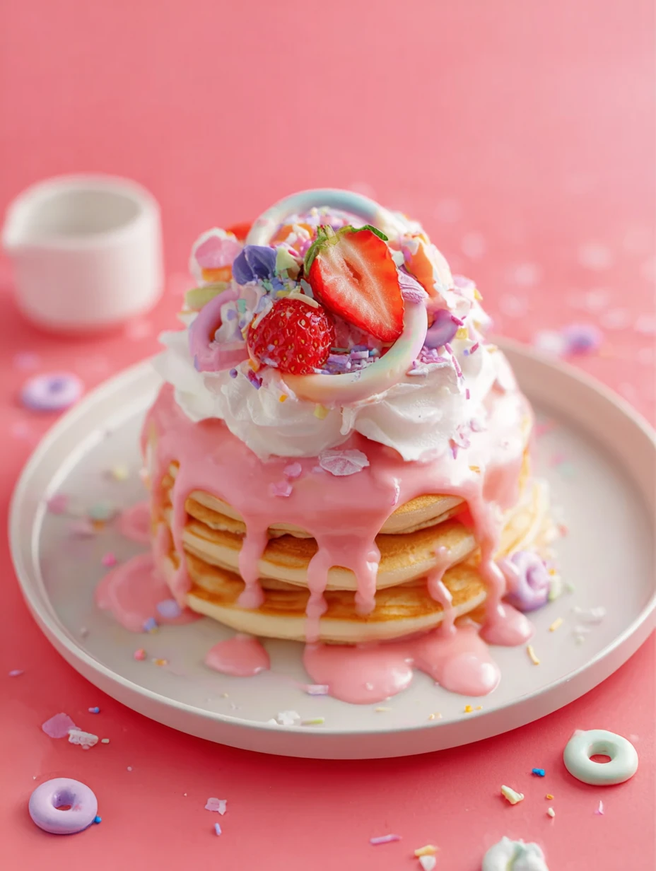 Delightful Princess Pancake Recipe Strawberry Twist Pancake Ideas Gourmet Princess Breakfast Pancakes Sweet Strawberry Pan...