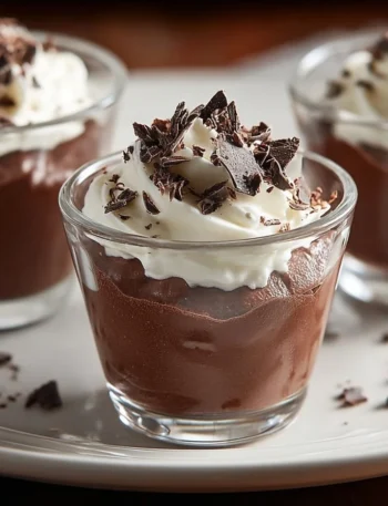 Easy 10-minute Chocolate Mousse Recipe Quick Homemade Chocolate Mousse Cups Best Fast Chocolate Mousse Cups No-bake Chocol...