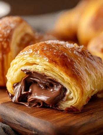Easy Air Fryer Chocolate Crescent Rolls Recipe Best Chocolate Crescent Rolls Air Fryer Homemade Air Fryer Chocolate Cresce...