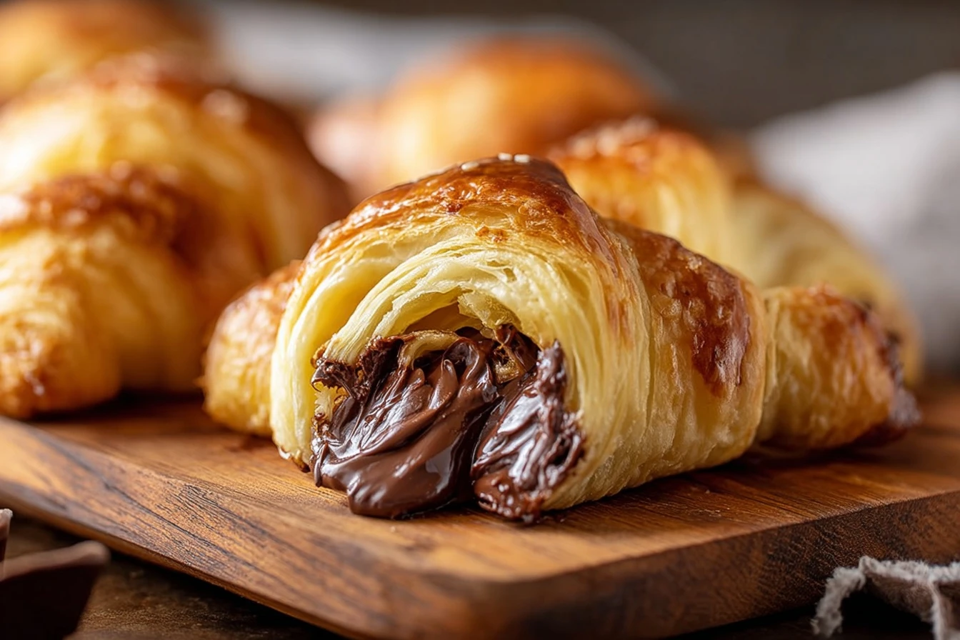 Easy Air Fryer Chocolate Crescent Rolls Recipe Best Chocolate Crescent Rolls Air Fryer Homemade Air Fryer Chocolate Cresce...