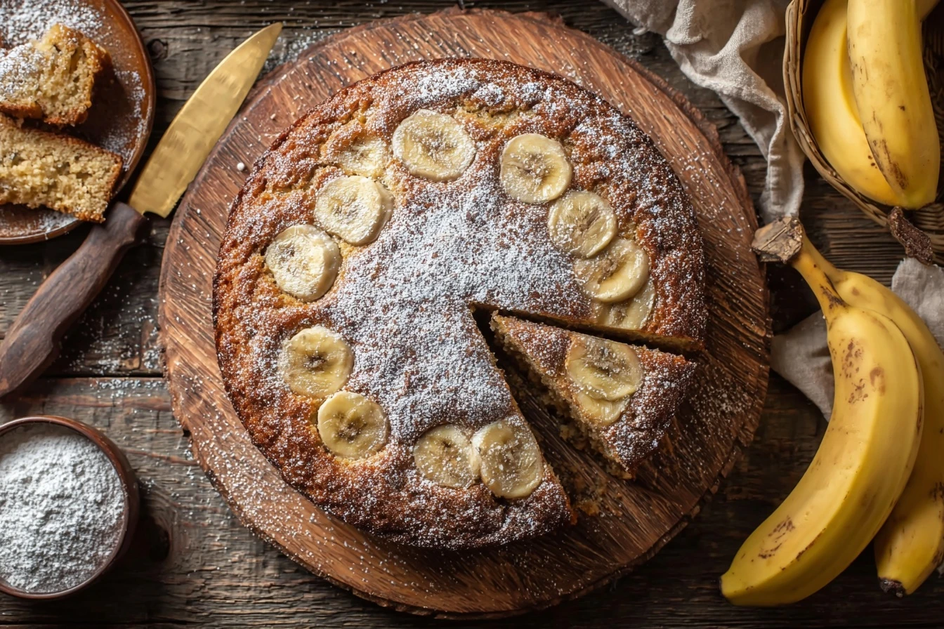 Easy Banana Cake Recipe With Oil Banana Cake Recipe Without Butter Moist Banana Cake Recipe With Sour Cream Gluten Free Ba...