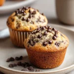 Easy Banana Chocolate Chip Muffin Recipe Best Banana Chocolate Chip Muffins Moist Banana Chocolate Chip Muffins Healthy Ba...