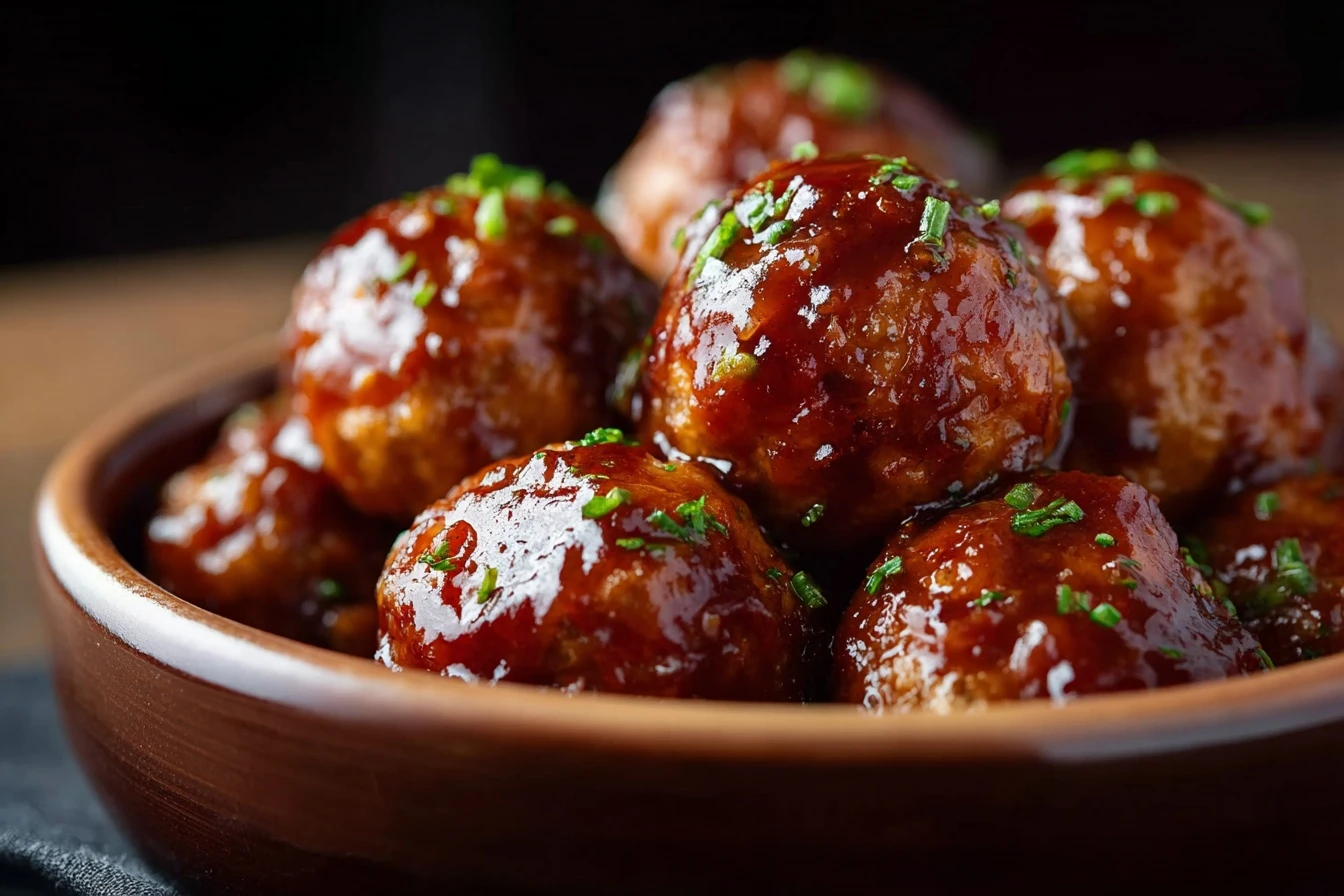 BBQ Chicken Meatballs