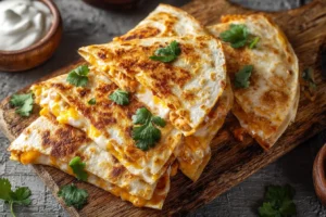 Quick & Easy Chicken Ranch Quesadillas in 15 Minutes!