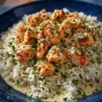 Easy Chicken Scampi With Rice Recipe Homemade Creamy Garlic Parmesan Rice Best Chicken Scampi Recipe For Dinner How To Mak...