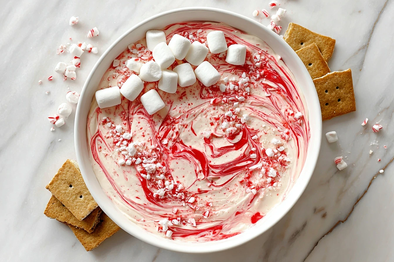 Easy Christmas Peppermint Fluff Dip Recipe Best Peppermint Fluff Dip For Holidays How To Make Peppermint Fluff Dip Pepperm...