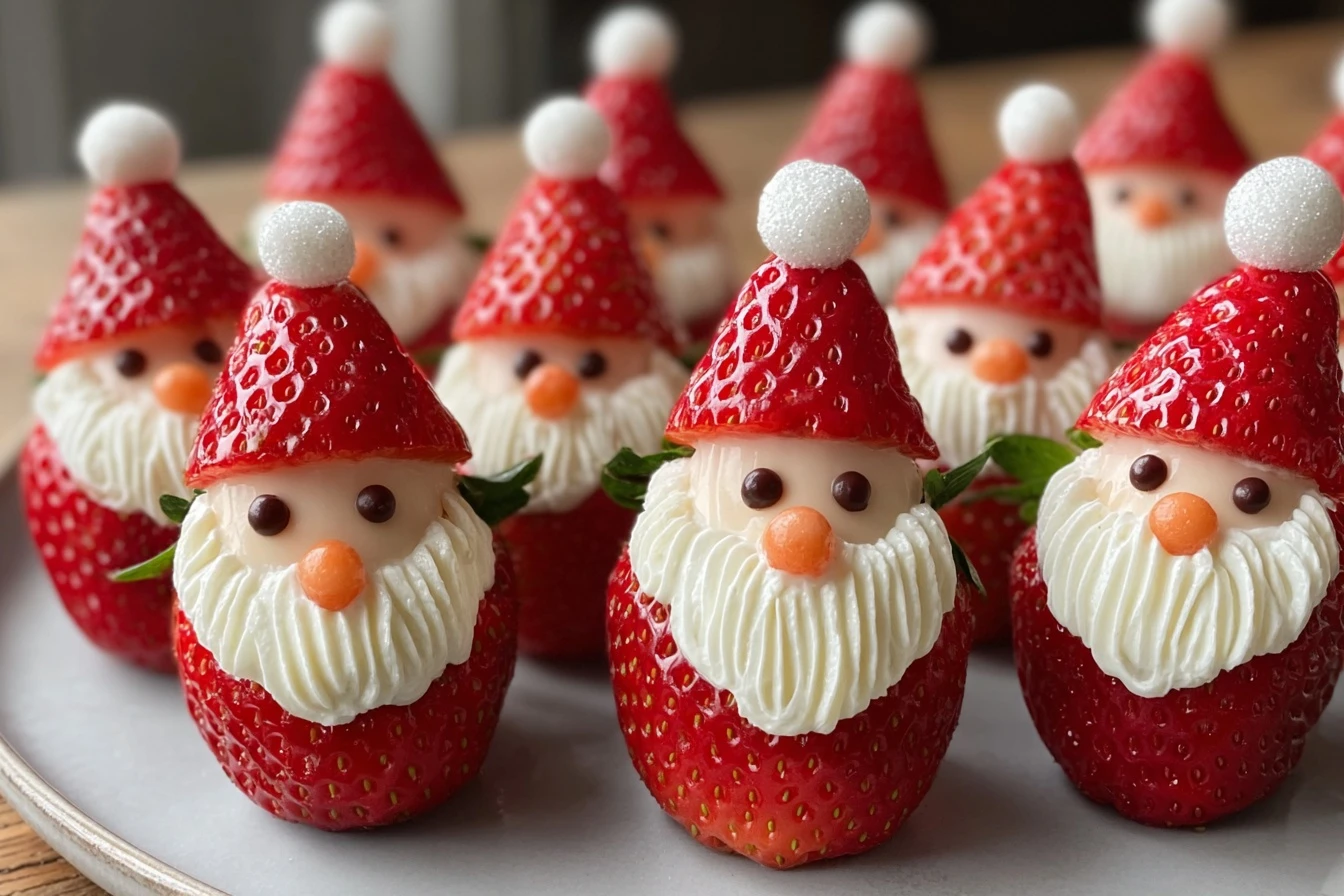 Sweetest Strawberry Santas: Christmas Magic in Every Bite!