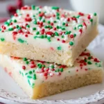 Easy Christmas Sugar Cookie Bars Recipe Homemade Christmas Sugar Cookie Bars Best Christmas Sugar Cookie Bars Gluten-free ...