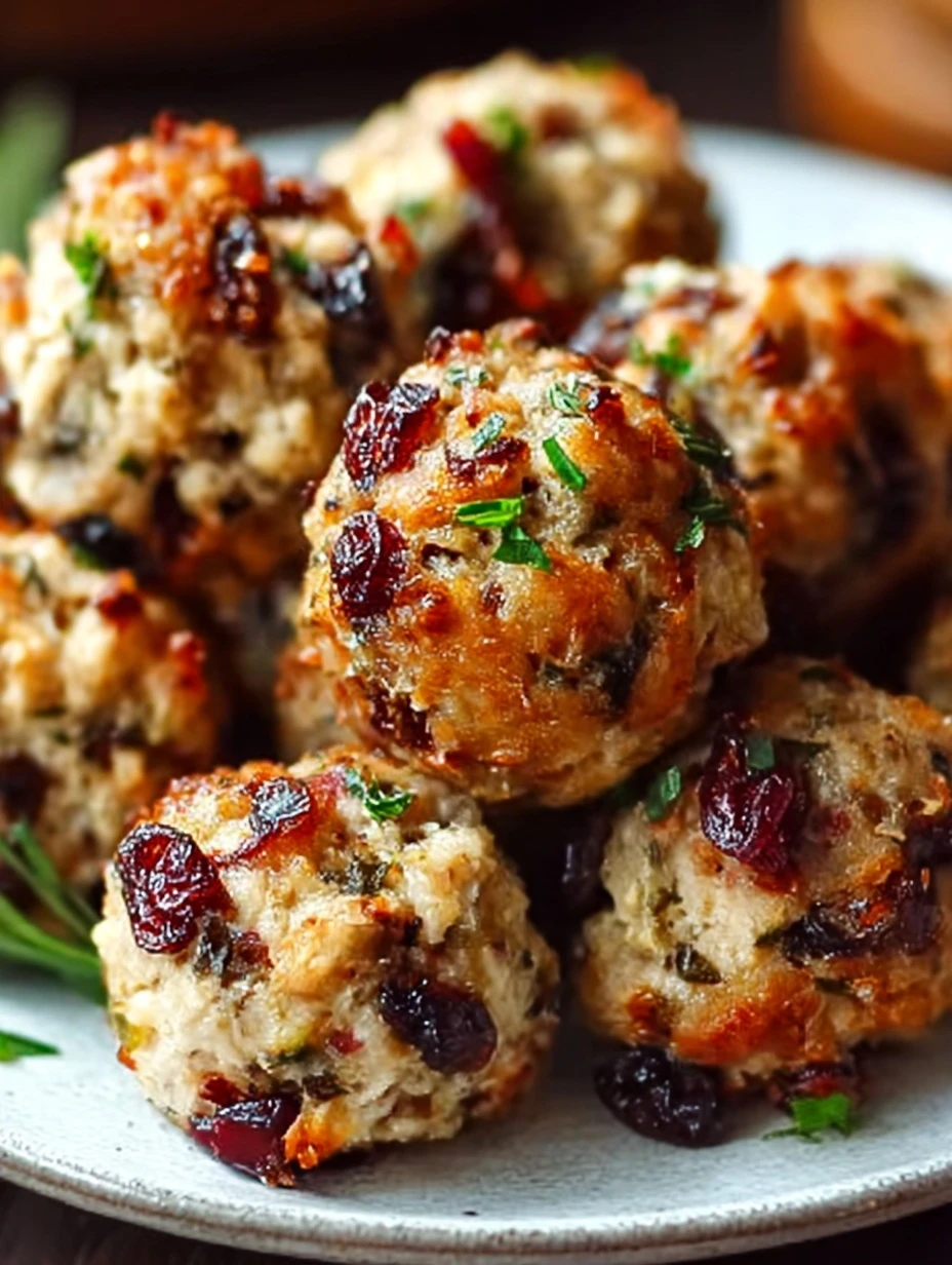 Easy Cranberry Turkey Stuffing Balls Recipe Best Cranberry Turkey Stuffing For Holidays Homemade Cranberry Turkey Stuffing...