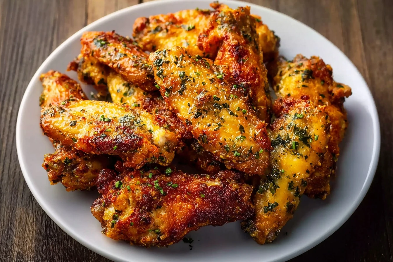 Easy Crispy Baked Ranch Chicken Wings Recipe Best Crispy Ranch Chicken Wings Oven How To Make Baked Ranch Chicken Wings Cr...