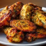 Easy Crispy Baked Ranch Chicken Wings Recipe Best Crispy Ranch Chicken Wings Oven How To Make Baked Ranch Chicken Wings Cr...