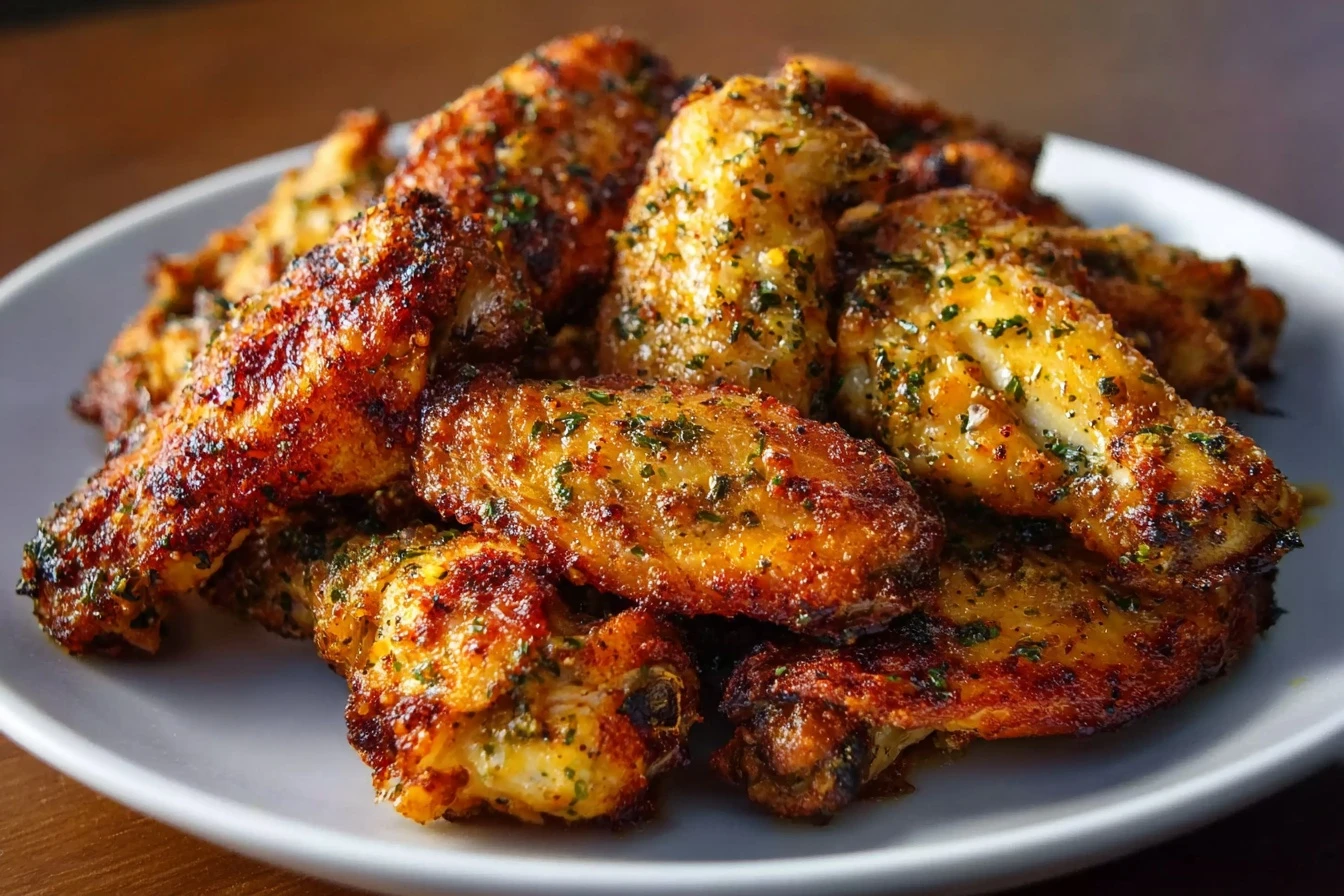 Easy Crispy Baked Ranch Chicken Wings Recipe Best Crispy Ranch Chicken Wings Oven How To Make Baked Ranch Chicken Wings Cr...