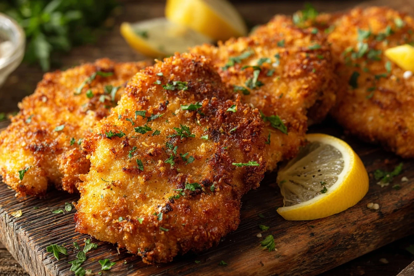 Easy Crispy Lemon Chicken Cutlets Recipe Best Lemon Chicken Cutlet Marinade How To Make Crispy Lemon Chicken At Home Glute...