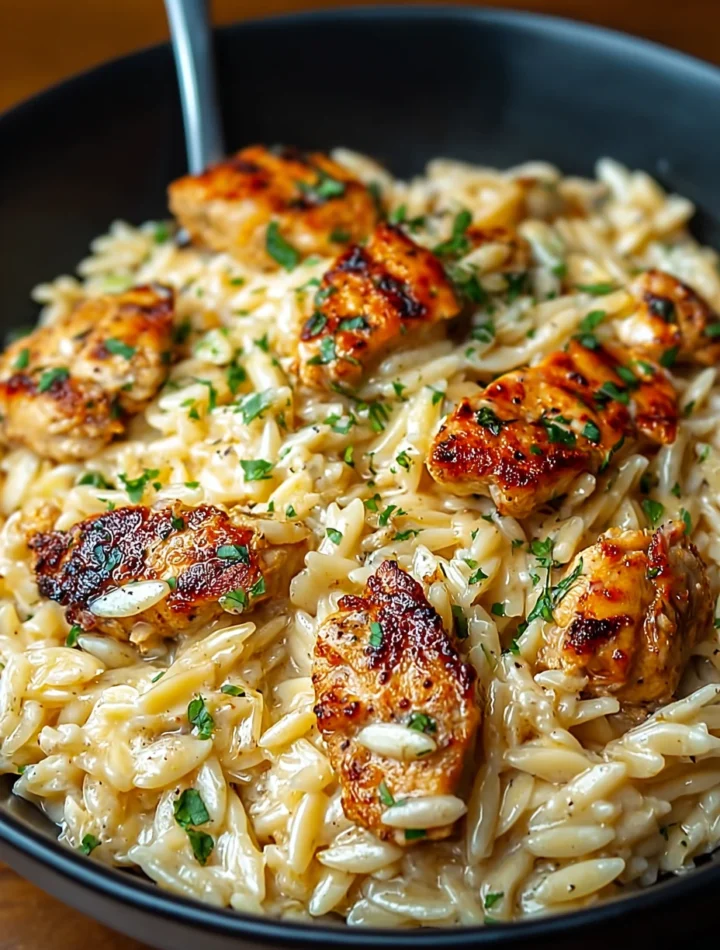 Easy Gluten-free Cajun Chicken Orzo One Pot Cajun Alfredo Recipe Creamy Cajun Chicken Pasta Gluten-free Low Competition Ca...