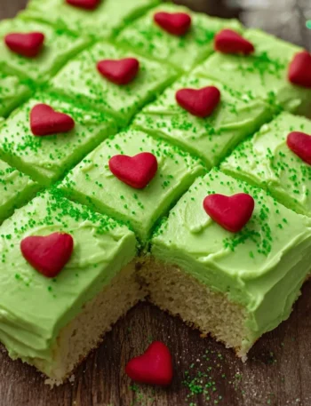 Easy Grinch Cake Recipe For Christmas Homemade Grinch Themed Cake Tutorial How To Make A Green Grinch Cake Grinch Cake Dec...