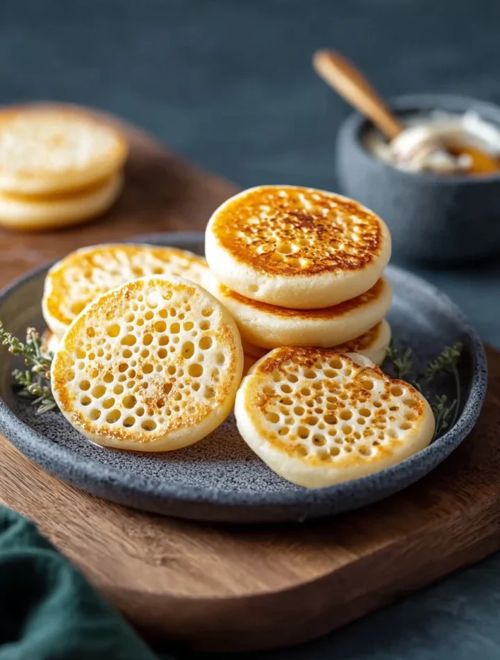 Easy Homemade Crumpet Recipe Fluffy Crumpet Cooking Tips Simple Light Crumpet Recipes How To Make Crumpets At Home Best Ho...