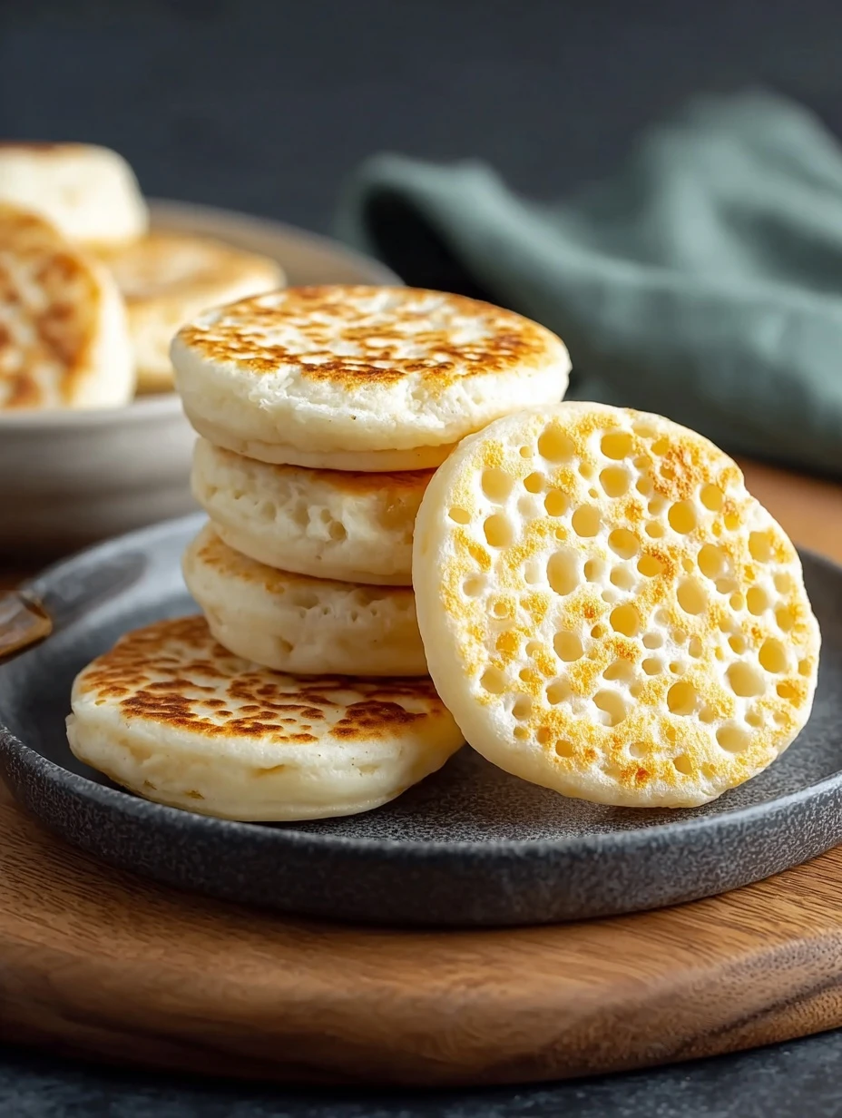 Easy Homemade Crumpet Recipe Fluffy Crumpet Cooking Tips Simple Light Crumpet Recipes How To Make Crumpets At Home Best Ho...