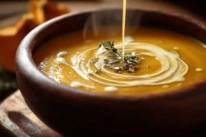 Quick & Easy Creamy Honey Roasted Acorn Squash Soup