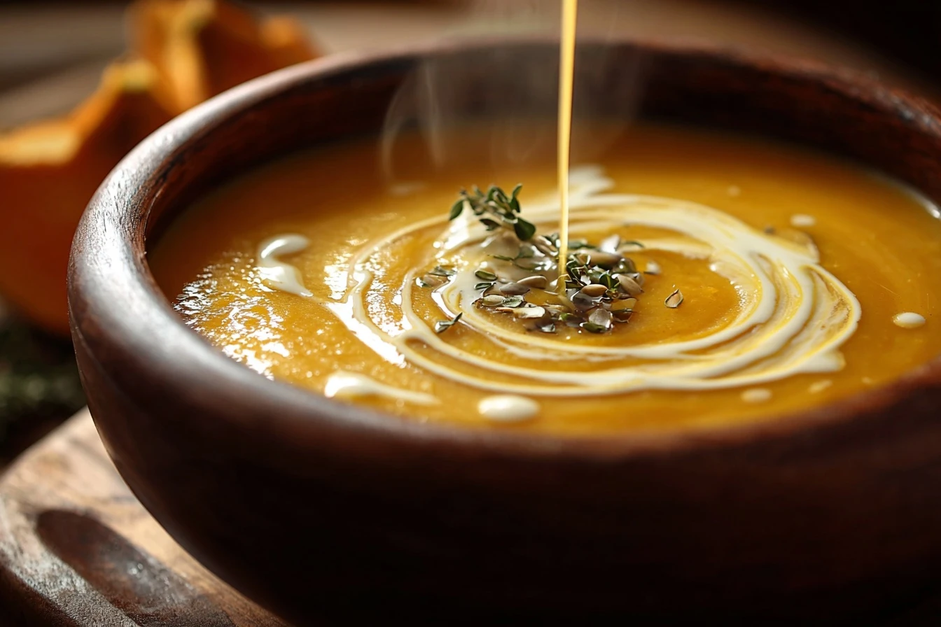 Easy Honey Roasted Acorn Squash Soup Recipe Creamy Acorn Squash Soup With Honey Best Honey Acorn Squash Soup Ideas Quick C...