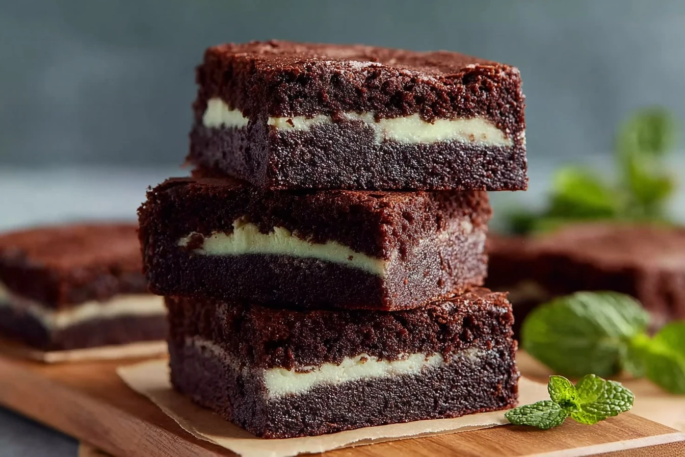 Easy Mint Chocolate Brownies Recipe Homemade Mint Chocolate Brownies Guide Best Mint Chocolate Brownie Mix How To Make Min...