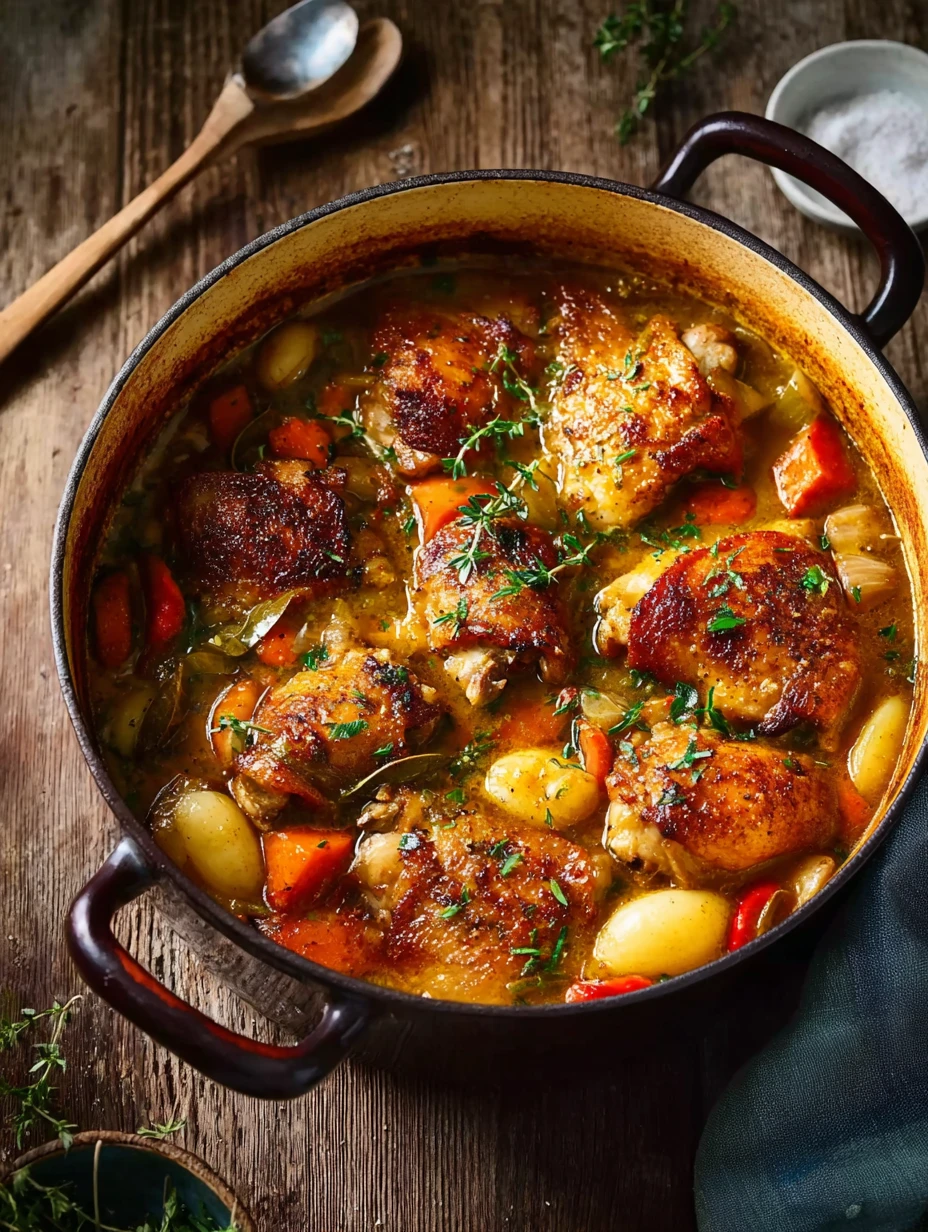 30-Minute Hearty One-Pot Stewed Chicken Recipe
