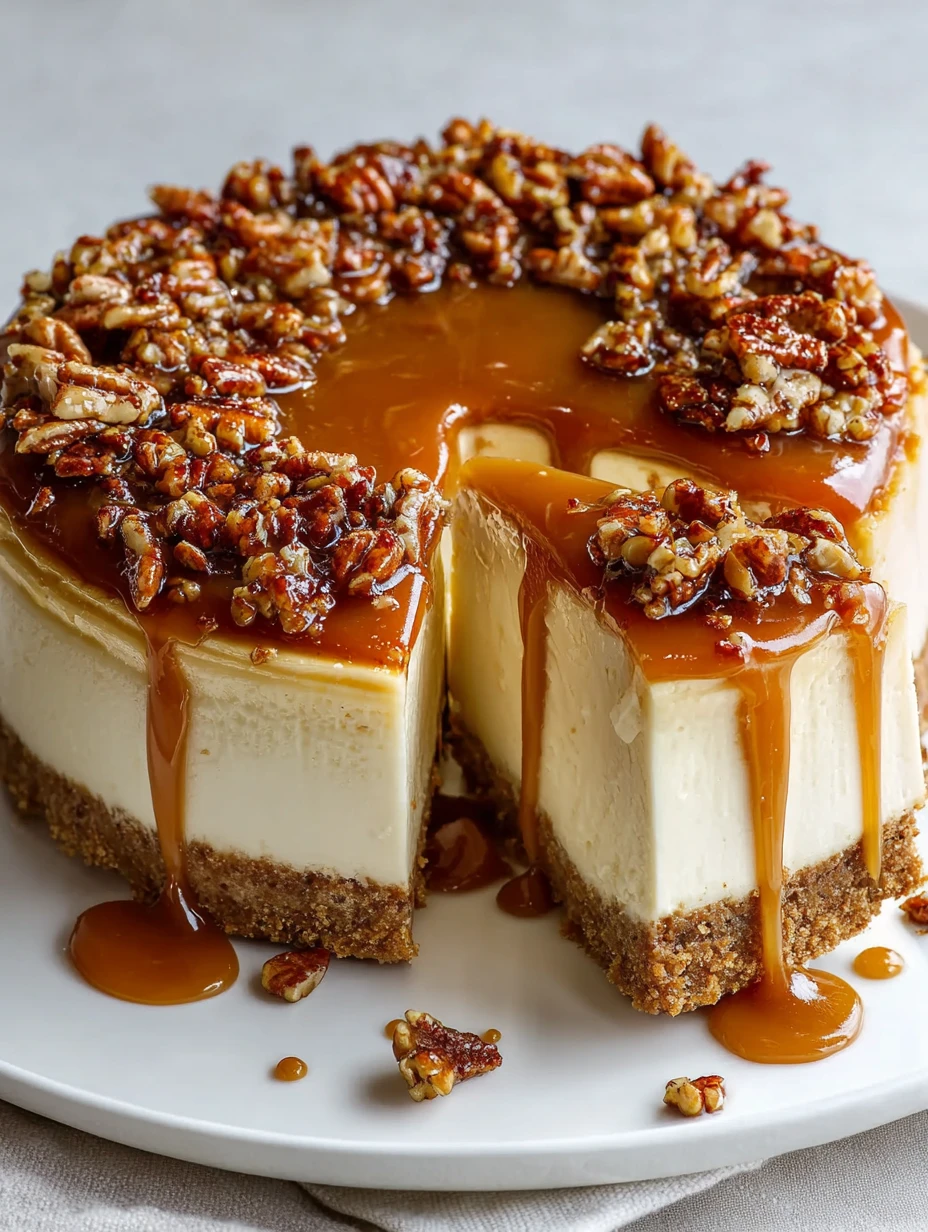 Easy Pecan Pie Cheesecake Recipe Best Cheesecake Recipe With Pecans How To Make Pecan Pie Cheesecake Pecan Pie Cheesecake ...