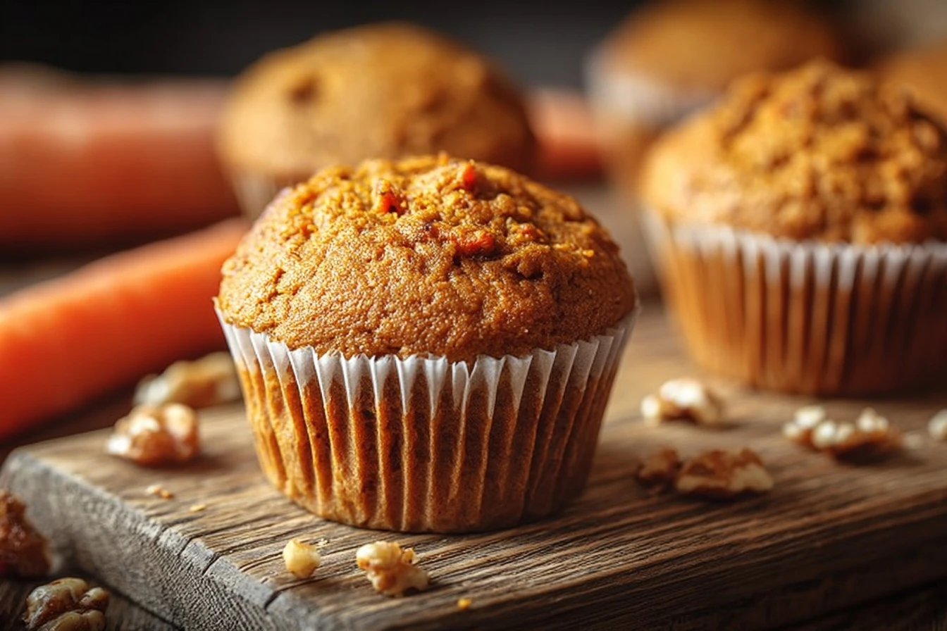 Easy Pumpkin Carrot Muffins Recipe Gluten-free Pumpkin Carrot Muffins Vegan Pumpkin Carrot Muffin Recipe Healthy Pumpkin C...