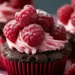 Easy Raspberry Chocolate Lava Cupcakes Recipe Best Chocolate Raspberry Cupcakes With Filling Gluten-free Raspberry Chocola...