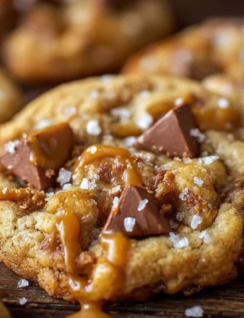 Easy Salted Caramel Cookies Recipe Homemade Caramel Crunch Cookies Guide Best Salted Caramel Cookie Recipe Salted Caramel ...