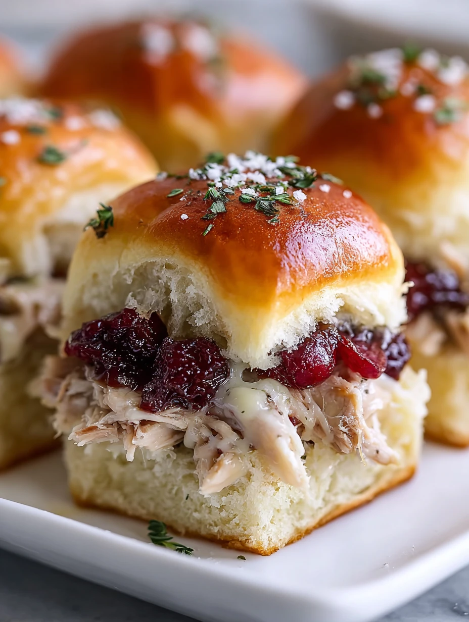 Quick & Easy Turkey Cranberry Sliders in 15 Mins!