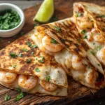 Garlic Butter Shrimp Quesadillas Recipe Easy Garlic Shrimp Quesadillas Best Cheese For Shrimp Quesadillas Homemade Garlic ...