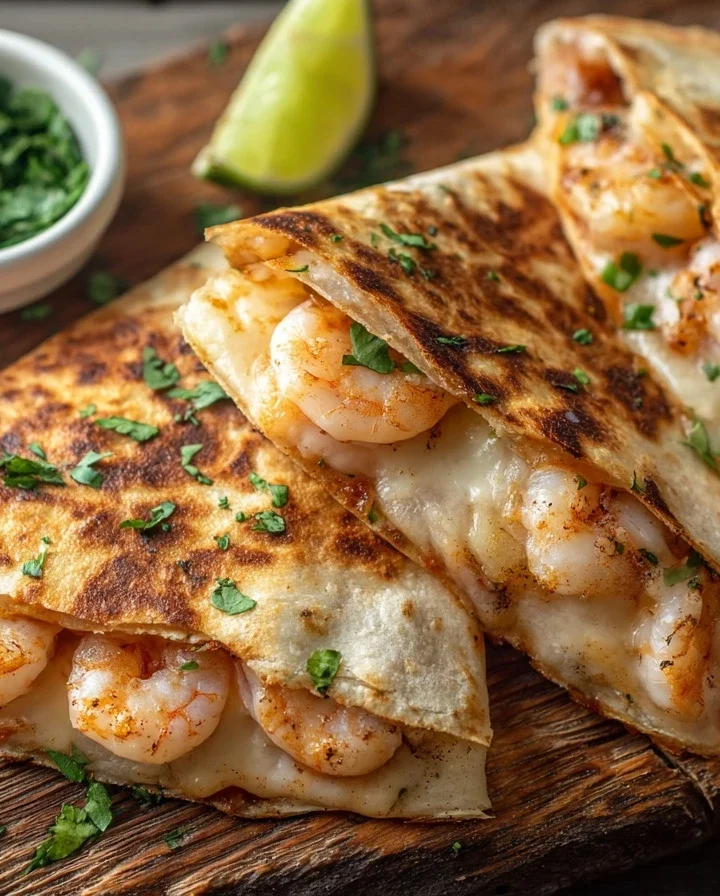 Garlic Butter Shrimp Quesadillas Recipe Easy Garlic Shrimp Quesadillas Best Cheese For Shrimp Quesadillas Homemade Garlic ...