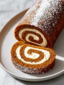 Quick & Easy Gingerbread Swiss Cake Roll Recipe!