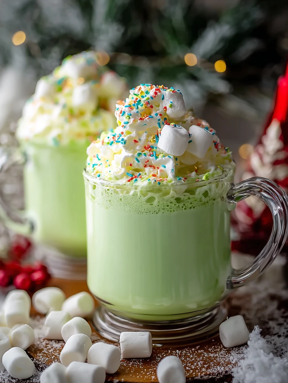 Grinch Hot Chocolate Recipe Ideas Easy Grinch Themed Holiday Drinks How To Make Grinch Hot Cocoa Best Holiday Comfort Drin...