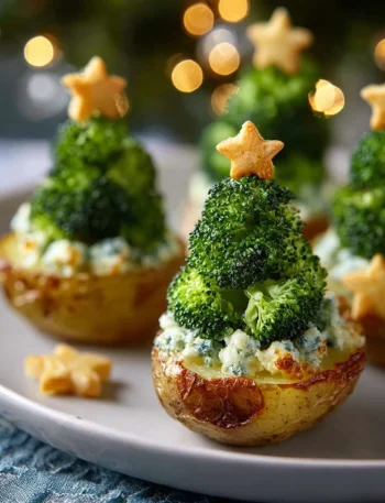 Healthy Broccoli Potato Bites For Kids Cheesy Broccoli Potato Tree Recipe Easy Broccoli And Cheese Potato Bites Baked Broc...