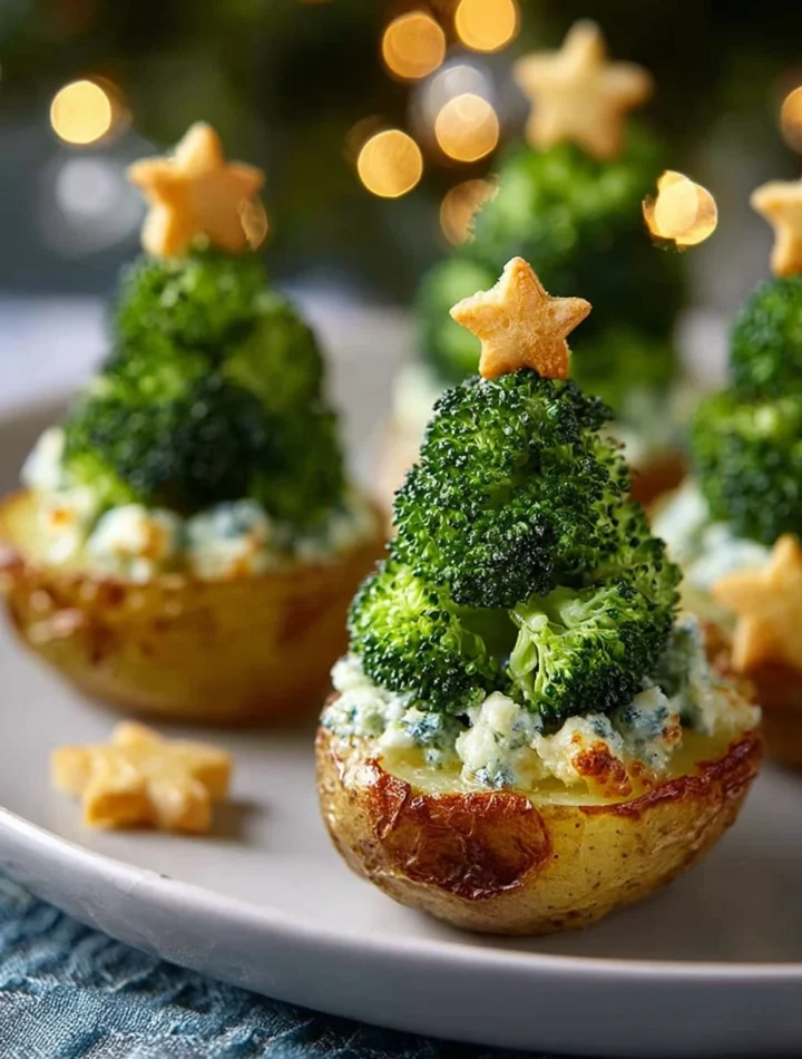 Healthy Broccoli Potato Bites For Kids Cheesy Broccoli Potato Tree Recipe Easy Broccoli And Cheese Potato Bites Baked Broc...