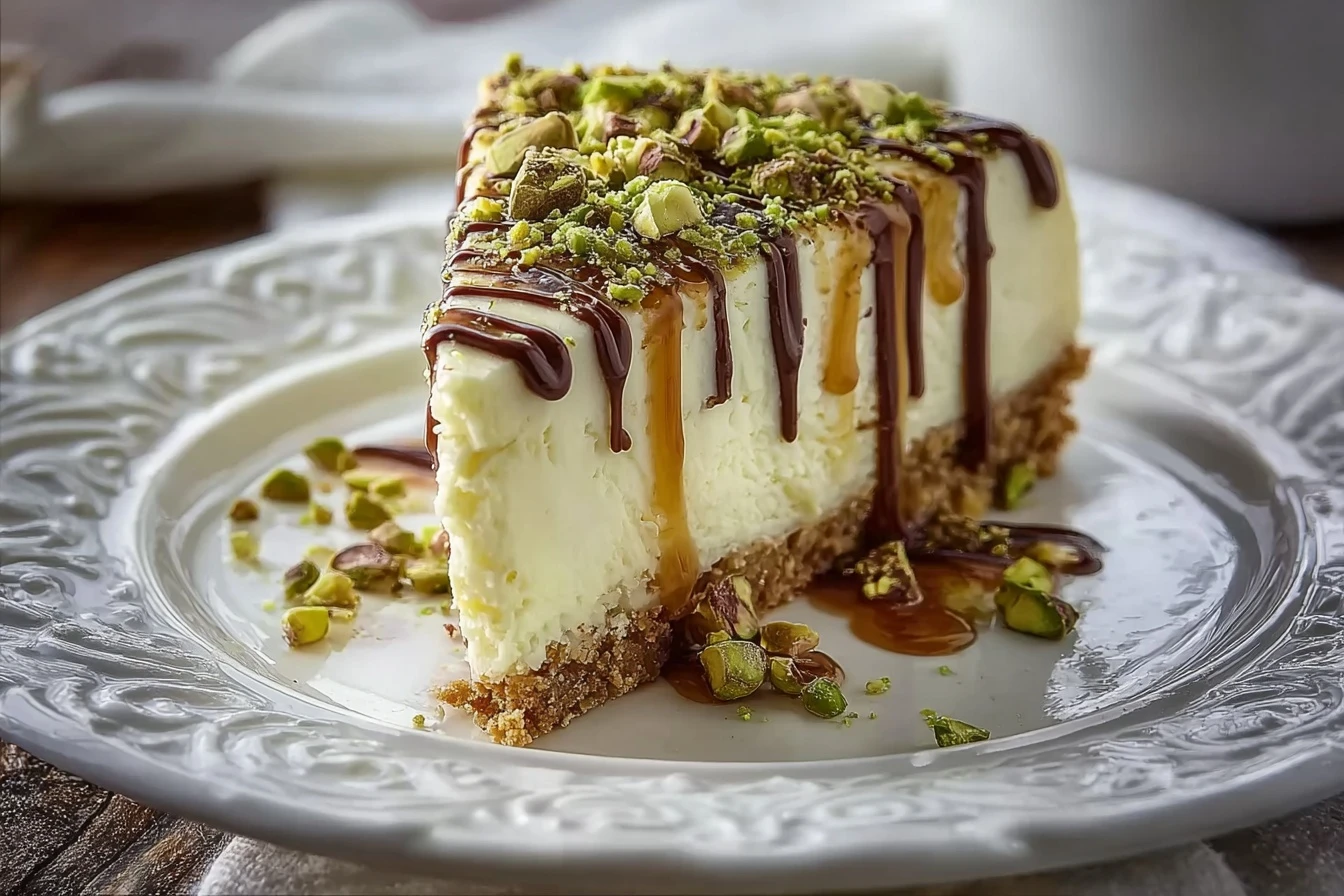 Heavenly Pistachio White Chocolate Cheesecake Recipe Best Pistachio White Chocolate Cheesecake Buy Heavenly Pistachio Chee...