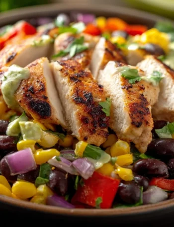 High-protein Bean Salad Recipe Chicken Bean Salad Nutritional Benefits Low-calorie Chicken Bean Salad Best Bean Salad With...