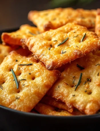 Homemade Cheese Crackers Recipe Crispy Cheese Crackers Homemade Best Cheese Crackers For Snacks Make Your Own Cheese Crack...