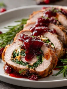 30-Min Prep: Juicy Christmas Stuffed Beef Tenderloin!