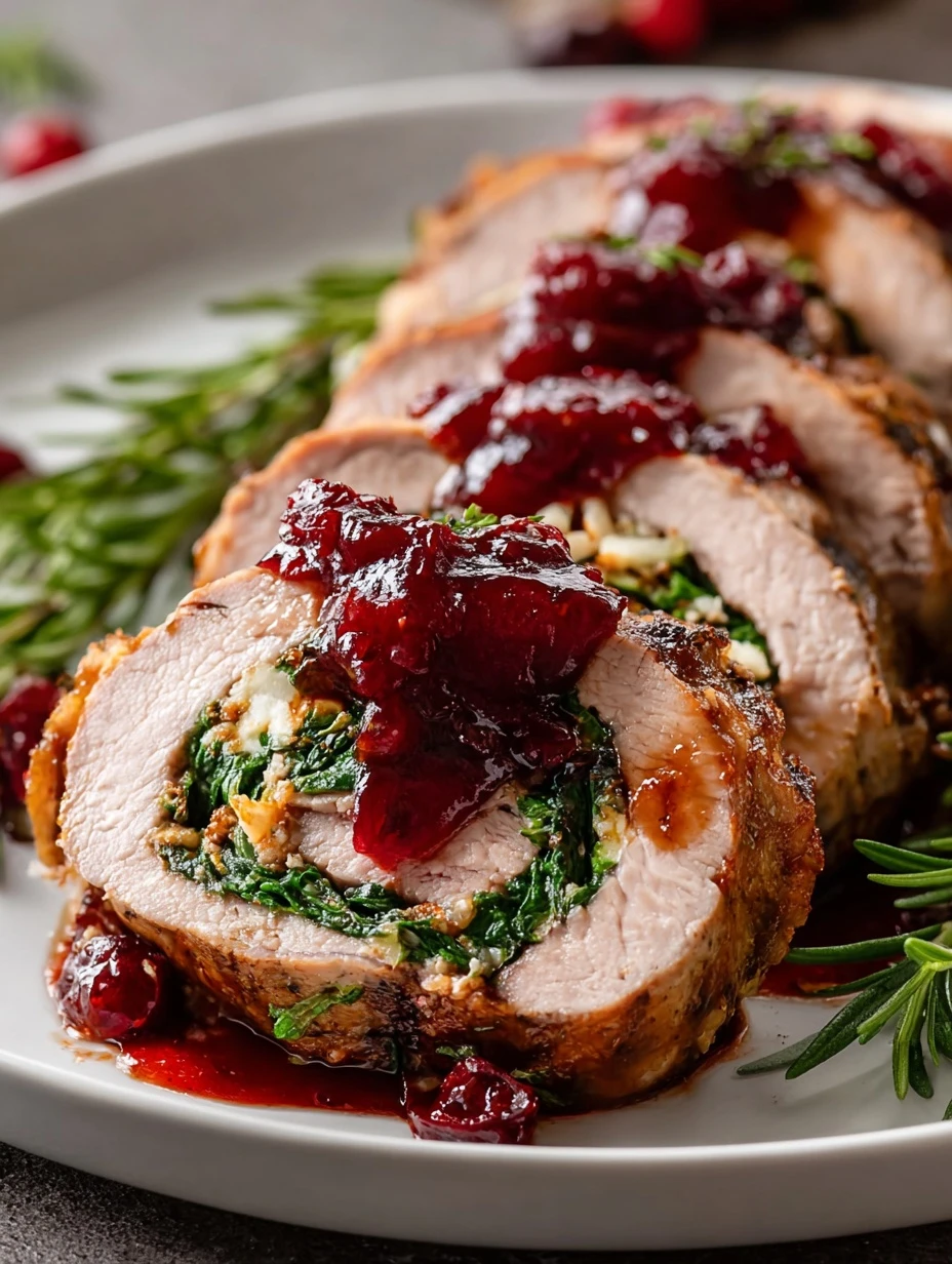 30-Min Prep: Juicy Christmas Stuffed Beef Tenderloin!